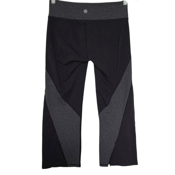 Athleta Ananda Split Capri Yoga Size XS Comfy Mid Rise Stretchy Leggings - Picture 4 of 9